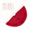 Glitzhome® Deluxe Velvet Ruffled Christmas Tree Skirt